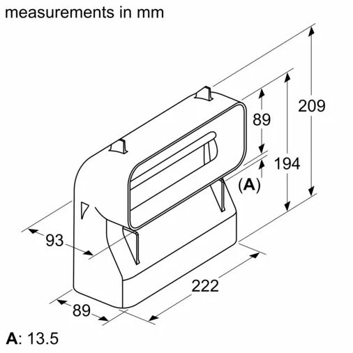 Siemens B4 útblásturs beygja