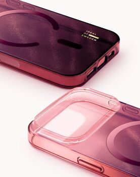 iDeal iPhone 17 Pro MagSafe símahulstur - Glært/Rautt