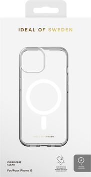 iDeal iPhone 15 símahulstur - MagSafe Glært 