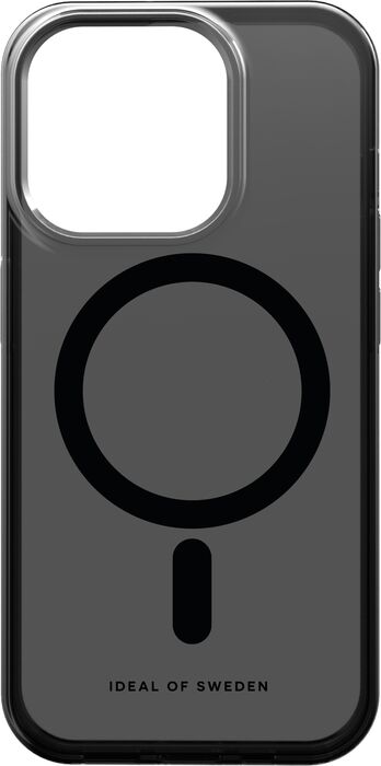 iDeal iPhone 15 Pro símahulstur - MagSafe Glært Tinted Svart 