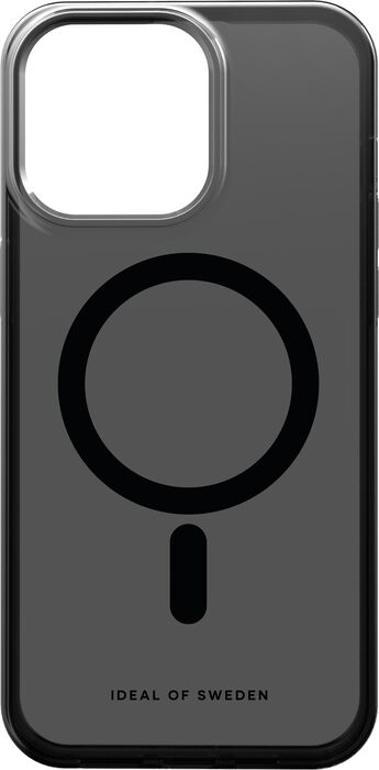 iDeal iPhone 15 Pro Max símahulstur - MagSafe Glært Tinted Svart