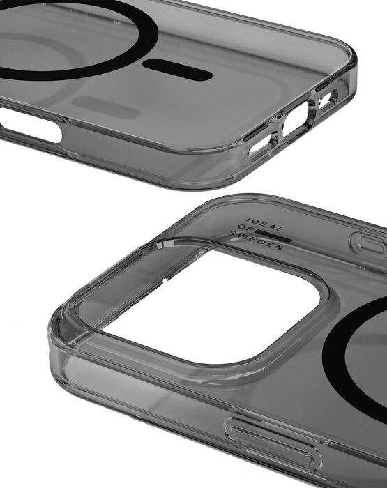 iDeal iPhone 16 Pro MagSafe símahulstur - Glært Tinted Svart