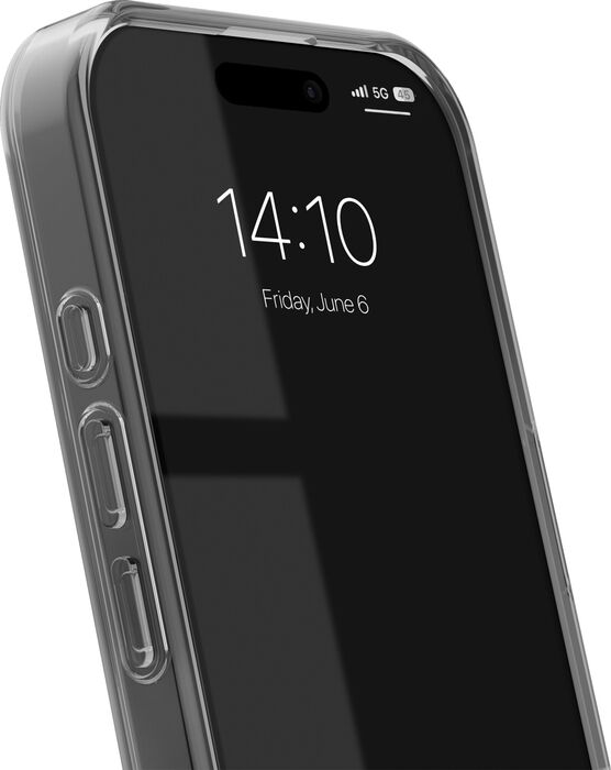 iDeal iPhone 16 Pro MagSafe símahulstur - Glært Tinted Svart