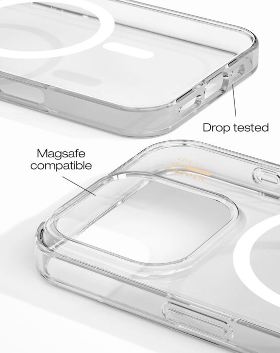 iDeal iPhone 16 Pro MagSafe símahulstur - Glært