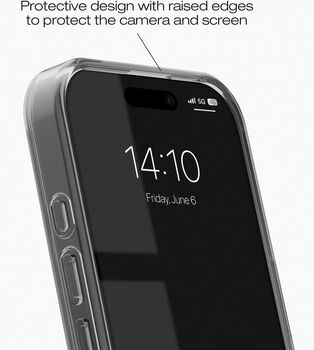 iDeal iPhone 16 Plus símahulstur - MagSafe Glært/Svart