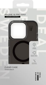 iDeal iPhone 16 Pro Max MagSafe símahulstur - Glært Tinted Svart