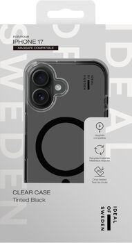 iDeal iPhone 17 Pro MagSafe símahulstur - Glært/Svart