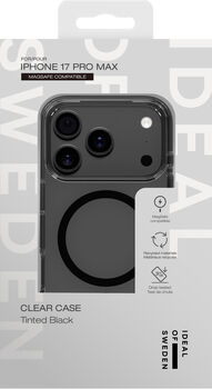 iDeal iPhone 17 Pro Max MagSafe símahulstur - Glært/Svart