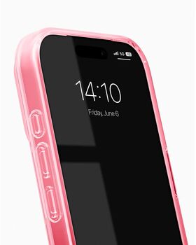 iDeal iPhone 17 Pro Max MagSafe símahulstur - Glært/Rautt