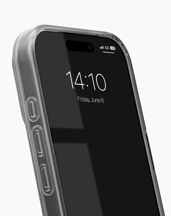iDeal iPhone 17/18 Pro gegnsætt MagSafe símahulstur - Svart