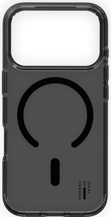 iDeal iPhone 17/18 Pro Max gegnsætt MagSafe símahulstur - Svart