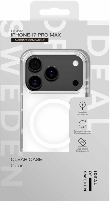 iDeal iPhone 18/17 Pro Max MagSafe símahulstur - Glært
