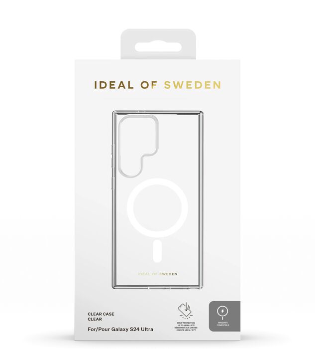 iDeal Samsung Galaxy S24 Ultra símahulstur - Magsafe Glært