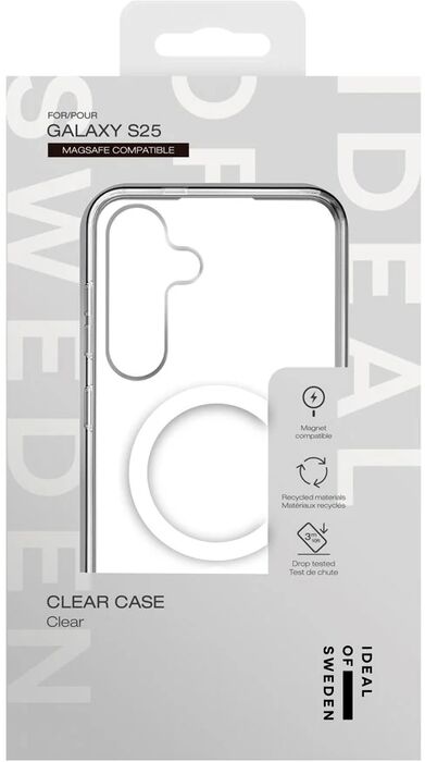 iDeal Samsung Galaxy S24/S25 Símahulstur - Magsafe glært