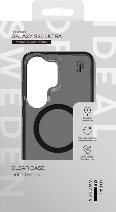 iDeal Samsung Galaxy S26 Ultra Símahulstur - Svart/Glært