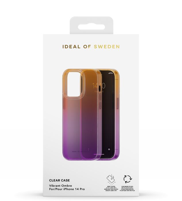 iDeal iPhone 14 Pro glært símahulstur - Vibrant Ombre