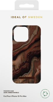 iDeal iPhone 15 Pro Max Fashion símahulstur - Dark Ambler Marble 