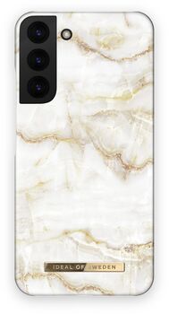 iDeal Samsung Galaxy S22+ símahulstur - Golden Thunder Marble