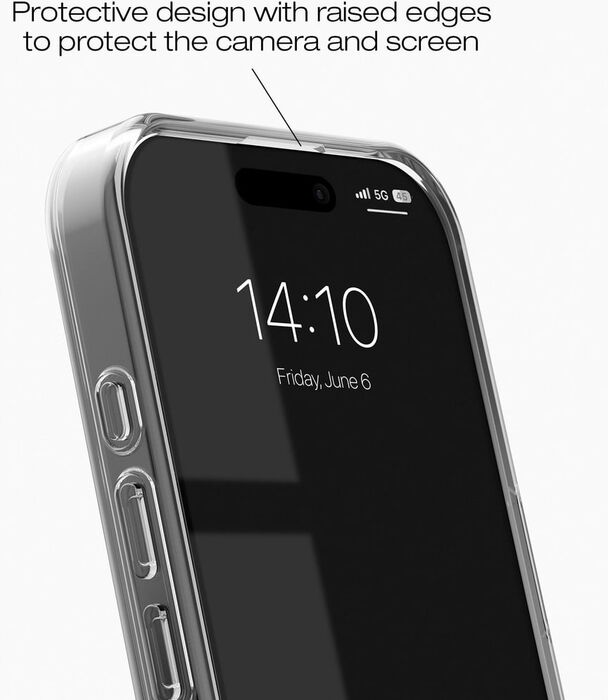 iDeal Mirror iPhone 17 MagSafe símahulstur - Silfrað