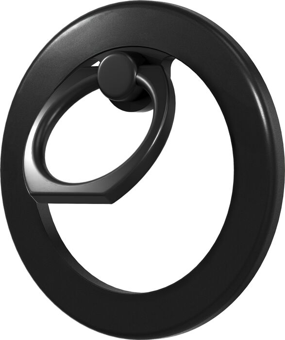 iDeal MagSafe segulhringur og standur - Svartur