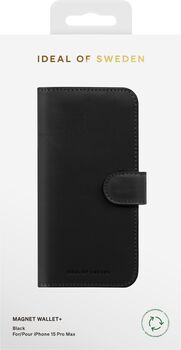 iDeal iPhone 15 Pro Max Wallet+ símaveski - Svart 