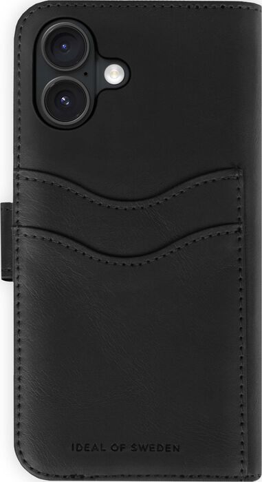 iDeal iPhone 16 Wallet+ símaveski - Svart