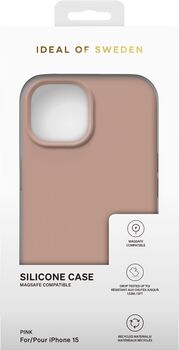 iDeal iPhone 15 símahulstur - MagSafe Blush Pink 