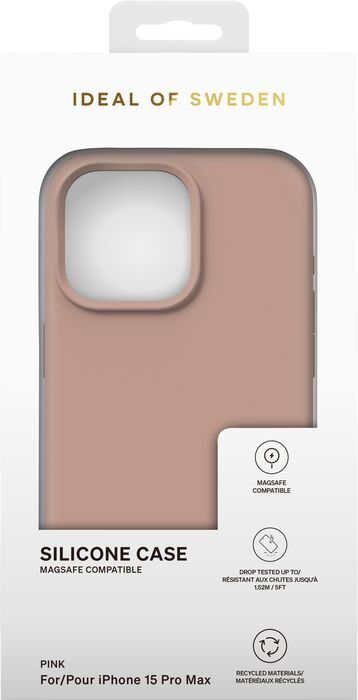 iDeal iPhone 15 Pro Max símahulstur - MagSafe Blush Bleikt 