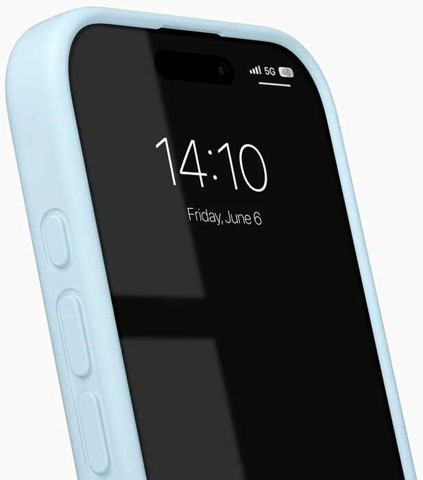 iDeal iPhone 17 MagSafe símahulstur - Ljósblátt