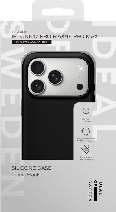 iDeal iPhone 18/17 Pro Max MagSafe símahulstur - Svart