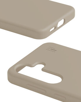 iDeal Samsung Galaxy S24/S25 símahulstur - Magsafe Sílíkon Beige