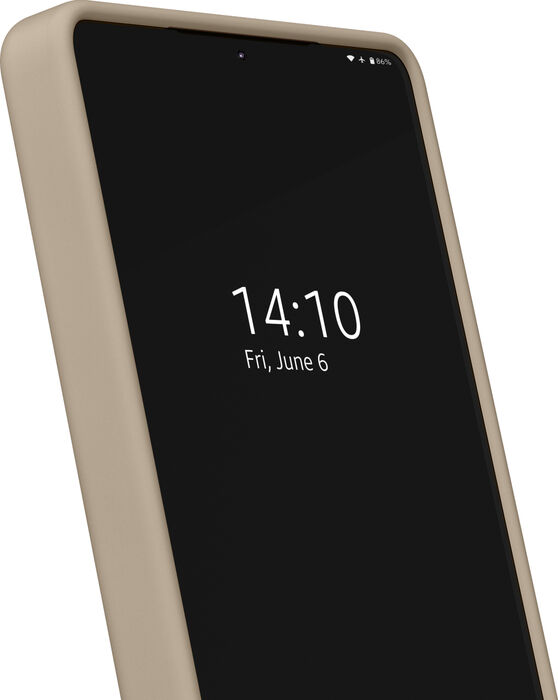 iDeal Samsung Galaxy s25 Ultra Símahulstur - Sílíkon Beige
