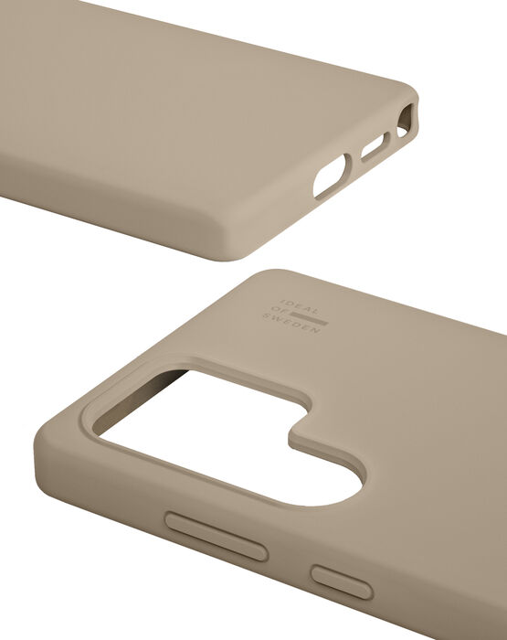 iDeal Samsung Galaxy s25 Ultra Símahulstur - Sílíkon Beige