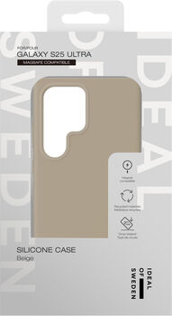 iDeal Samsung Galaxy s25 Ultra Símahulstur - Sílíkon Beige