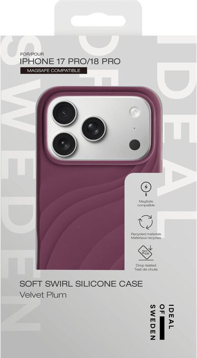 iDeal iPhone 18/17 Pro MagSafe Velvet símahulstur - Fjólublátt