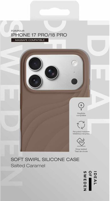 iDeal Soft Swirl iPhone 18/17 Pro MagSafe símahulstur - Brúnt