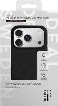 iDeal iPhone 18/17 Pro Max MagSafe Velvet símahulstur - Svart