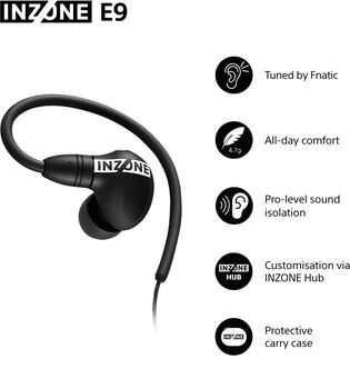Sony Inzone E9 leikjaheyrnartól - Svört