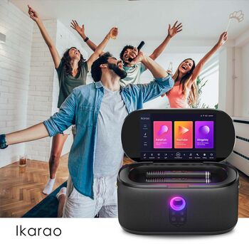 Ikarao Shell S1 karaókí hátalari - Svartur