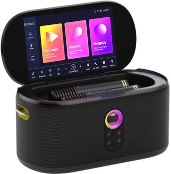 Ikarao Shell S1 karaókí hátalari - Svartur