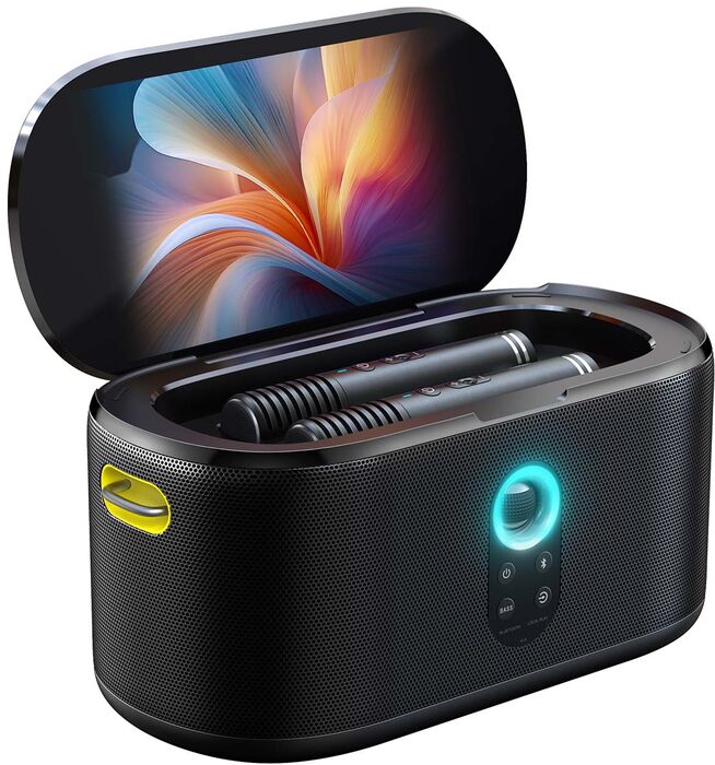 Ikarao Shell S1 karaókí hátalari - Svartur