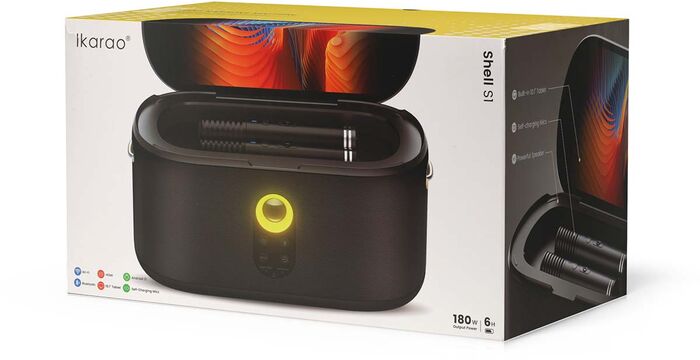 Ikarao Shell S1 karaókí hátalari - Svartur