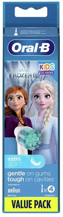 Oral-B Kids Frozen tannburstahausar - 4 í pakka