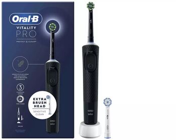 Oral-B Vitality Pro rafmagnstannbursti - Svartur 
