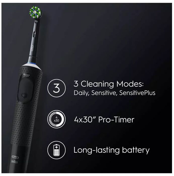 Oral-B Vitality Pro rafmagnstannbursti - Svartur