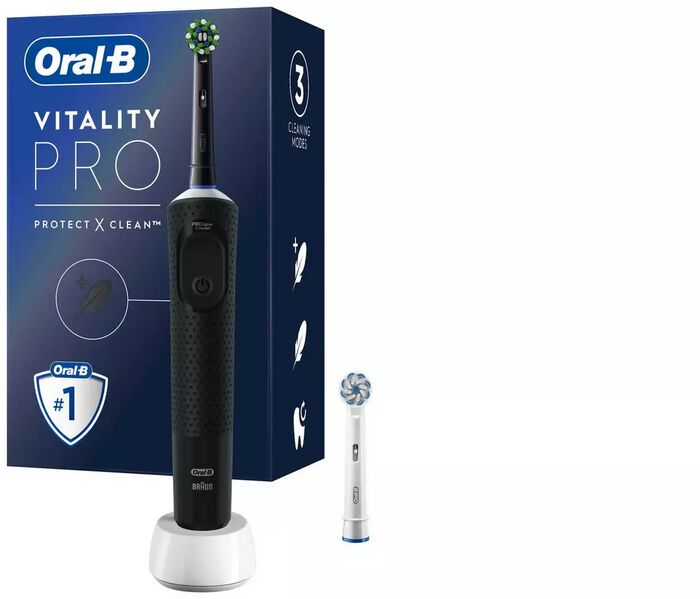 Oral-B Vitality Pro rafmagnstannbursti - Svartur