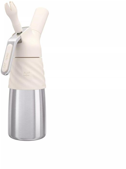 ISI rjómasprauta Creative 0,5 l - Stál / Hvít