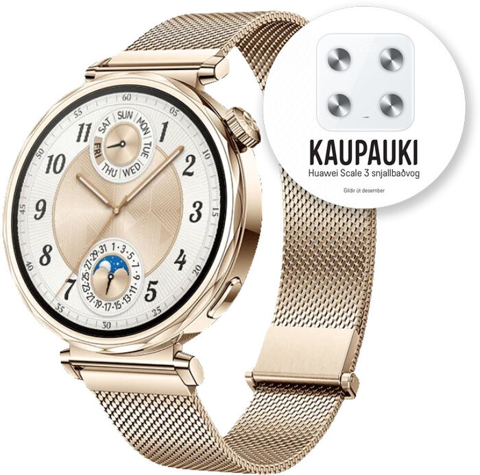 Huawei Watch GT 5 41mm snjallúr - Gyllt