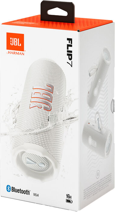 JBL flip 7 ferðahátalari - Hvítur 