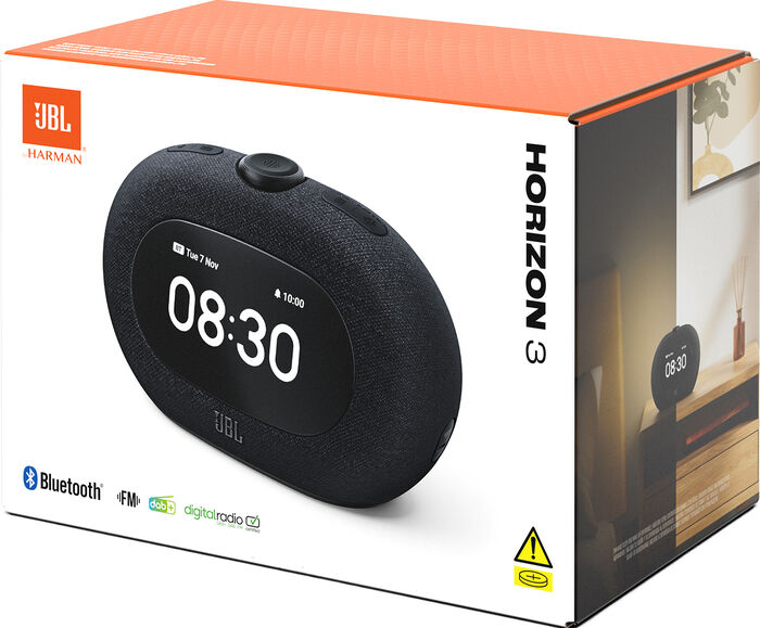 JBL Horizon 3 útvarpsvekjari - Svartur